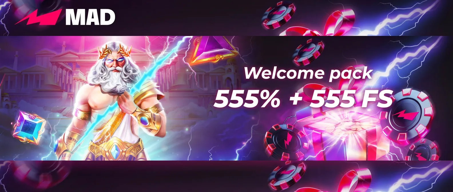 Мэд казино баннер